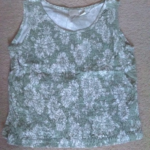 top/crop pants set..SAGE/WHITE - Picture 2 of 4